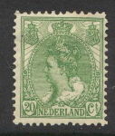 Нидерланды 1898-1924 гг. • SC# 74 • 20 c. • королева Вильгельмина • стандарт • MH OG! VF ( кат. - $150 )