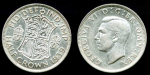 Великобритания 1939 г. • KM# 856 • полкроны • Георг VI • регулярный выпуск • BU- ( кат.- $15+ )