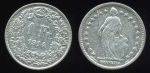 Швейцария 1914 г. B (Берн) • KM# 24 • 1 франк • серебро • регулярный выпуск • VF+