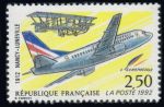 Франция 1992 г. • Mi# 2925 • 2.50 fr. • Авиапочтовая связь Нанси - Люневиль • авиапочта • MNH OG VF