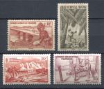 Французская Западная Африка 1947 г. • Iv# 25 .. 29 • 30 .. 80 c. • основной выпуск • 4 марки • MLH OG VF