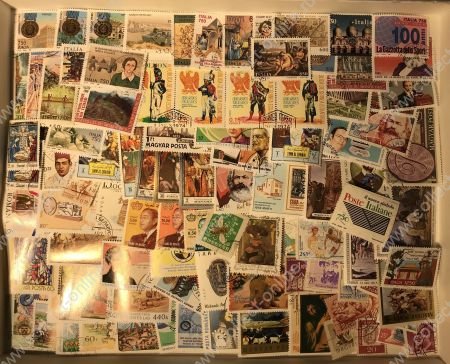 100+ старых, иностранных марок коммеморатив • Used VF