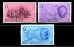 Сейшелы 1976 г. • Sc# 370-2 • 1 - 3 c. • 200-летие США • 3 марки • MNH OG VF