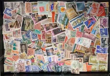 200+ разных!, старых и старинных, иностранных марок из коллекции • Used F-VF