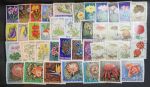 Флора(цветы, растения, грибы ...) • набор 40 разных иностранных марок • Used(ФГ) VF