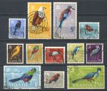 Уганда 1965 г. • Gb# 113-124 • 5 c. - 5 sh. • Птицы Африки ( 12 марок ) • Used VF ( кат.- £ 10 )