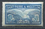 Сен-Пьер и Микелон 1922-1928 гг. • Iv# 114 • 50 c. • осн. выпуск • чайка • MH OG VF