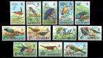 Сент-Винсент 1970 г. • Mi# 258-269 • ½ - 25 c. • Птицы • 12 марок • MH OG VF