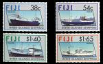 Фиджи 1992 г. • SC# 661-4 • 38 c. - $1.65 • Корабли островного флота • полн. серия • MNH OG XF ( кат.- $16 )