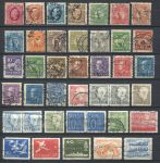 Швеция • XIX-XX век • лот 37 старых, разных марок • Used F-VF