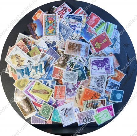 180+ старых, иностранных марок из коробки • Used F-VF
