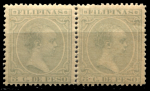 Филиппины 1890-1897 гг. • SC# 153 • 5 c. • Альфонсо XIII • стандарт • пара • MNH OG VF