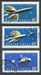 Венгрия 1961 г. • SC# 1385-7 • 40,60 и 80 h. • Запуск космического аппарата на Венеру • Used(ФГ) XF