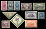 Коста-Рика • набор 11 старинных, довоенных марок • MNH OG VF