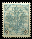 Босния и Герцеговина 1901-1904 гг. • SC# 29 • 45 h. • 3-й выпуск (черные цифры) • герб • MNG VF