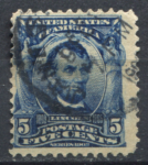 США 1902-1903 гг. • SC# 304 • 5 c. • Авраам Линкольн • стандарт • Used F-VF ( кат. - $2.50 )