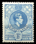Свазиленд 1938-1954 гг. Gb# 30 • 1½ d. • Георг VI • основной выпуск • перф. 13½ x 13 • MH OG VF ( кат. - £5 )