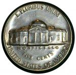 США 1966 г. • KM# A192 • 5 центов • Томас Джефферсон • регулярный выпуск • MS BU Люкс!! ( кат. - $15 )