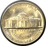 США 1961 г. • KM# A192 • 5 центов • Томас Джефферсон • регулярный выпуск • MS BU Люкс!! ( кат. - $40 )