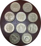 Великобритания 1983-2011 гг. • 1 фунт • 10 разных типов(из оборота) • регулярный выпуск • VF-XF