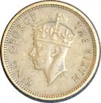 Гонконг 1949 г. • KM# 26 • 5 центов • Георг VI • регулярный выпуск(год-тип) • XF+