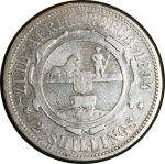 Южная Африка 1894 г. • KM# 6 • 2 шиллинга(флорин) • (серебро) • регулярный выпуск • VF+ ( кат. - $225 )