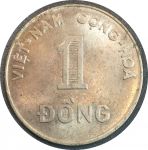 Южный Вьетнам 1971 г. • KM# 7a • 1 донг • рис • регулярный выпуск • BU-