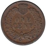 США 1908 г. • KM# 90a • 1 цент • "Индеец" • регулярный выпуск • XF-