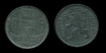 Бельгия 1942-1946 гг. • KM# 127 • 1 франк • "Belgique-Belgie" • регулярный выпуск • VF-XF