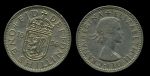 Великобритания 1956 г. • KM# 905 • 1 шиллинг • герб Шотландии • регулярный выпуск • +/- XF