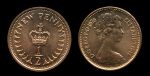 Великобритания 1971-1981 г. • KM# 914 • ½ нов. пенни • Елизавета II • регулярный выпуск • MS BU