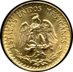 Мексика 1945 г. Mo • KM# 461 • 2 песо • мексиканский орел • регулярный выпуск • MS BU люкс! 