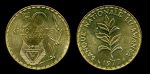 Руанда 1977. KM# 16 / 50 франков / MS BU / гербы флора