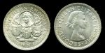 Южная Родезия 1953 г. • KM# 27 • крона • Георг VI • регулярный выпуск • серебро • MS BU ( кат.- $65+ ) 