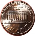 США 2006 г. • KM# 201b • 1 цент • Авраам Линкольн • мемориал • регулярный выпуск • MS BU