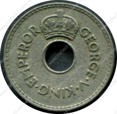 Фиджи 1934 г. • KM# 2 • 1 пенни • регулярный выпуск • XF