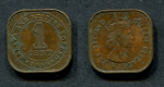Малайя и Британское Борнео 1956 г. • KM# 5 • 1 цент • Елизавета II • регулярный выпуск • XF+