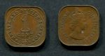 Малайя и Британское Борнео 1958 г. • KM# 5 • 1 цент • Елизавета II • регулярный выпуск • XF+