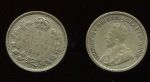 Канада 1920 г. • KM# 22a • 5 центов • Георг V • серебро • регулярный выпуск • VF-