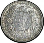 Британская Индия 1945 г. (Бомбей) • KM# 547 • ¼ рупии • (серебро) • король Георг VI • регулярный выпуск • BU