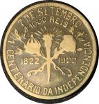 Бразилия 1922 г. • KM# 522.2 • 1000 рейс • 100-летие независимости • памятный выпуск • F-VF