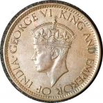 Цейлон 1942 г. • KM# 111a • 1 цент • Георг VI • пальма •регулярный выпуск • BU-