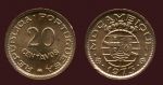 Мозамбик 1973 г. • KM# 418.2 • 20 сентаво • герб Португалии • регулярный выпуск • MS BU люкс! ( кат.- $7,50)