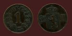 Норвегия 1897 г. • KM# 352 • 1 эре • королевский герб • регулярный выпуск • XF