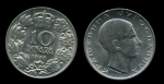 Югославия 1938 г. • KM# 22 • 10 динаров • король Пётр II • регулярный выпуск • MS BU