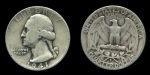США 1941 г. S • KM# 164 • квотер (25 центов) • Джордж Вашингтон • серебро • регулярный выпуск • F-VF