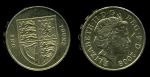 Великобритания 2008-2014 гг. • KM# 1113 • 1 фунт • Королевский герб • регулярный выпуск • +/- BU