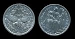 Новая Каледония 1997 г. • KM# 10 • 1 франк • птица Кагу • регулярный выпуск • MS BU