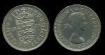 Великобритания 1954 г. • KM# 904 • 1 шиллинг • герб Англии • регулярный выпуск • UNC-BU