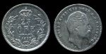 Швеция 1855 г. ST • KM# 684 • 25 эре • Карл XV • серебро • регулярный выпуск(первый год) • VF ( кат. - $25 )